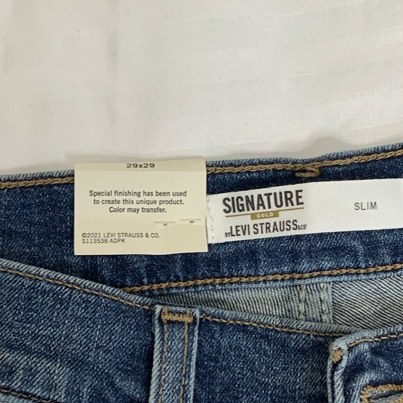 Signature by Levi Strauss & Co. Gold Womens Slim Fit Skinny Jeans - Picture 4 of 8